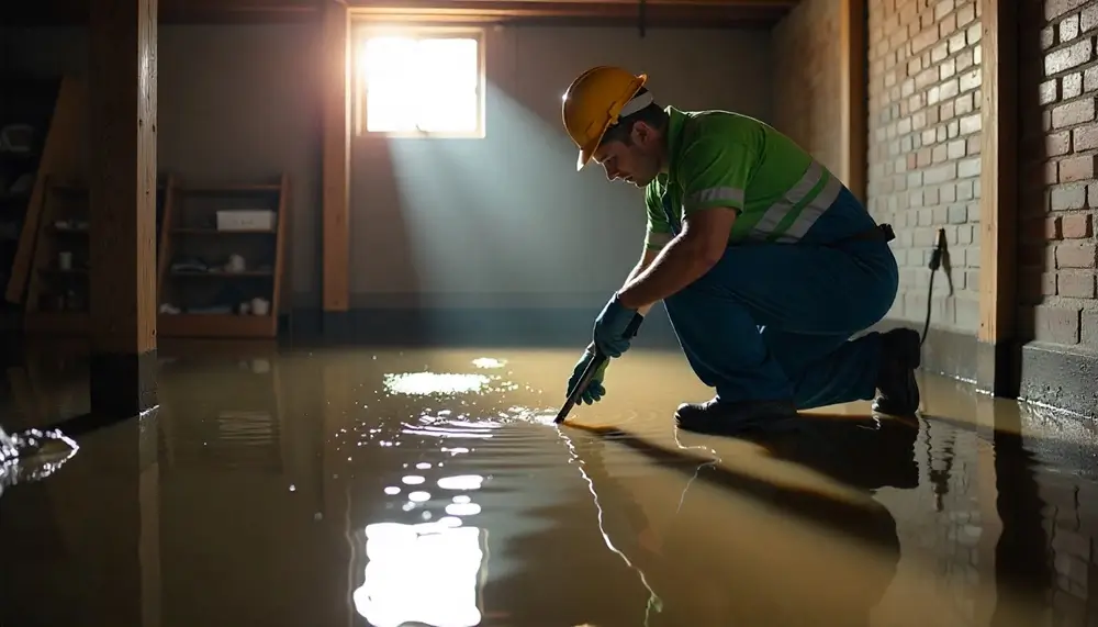 Professional water damage restoration services in West Mansfield, OH